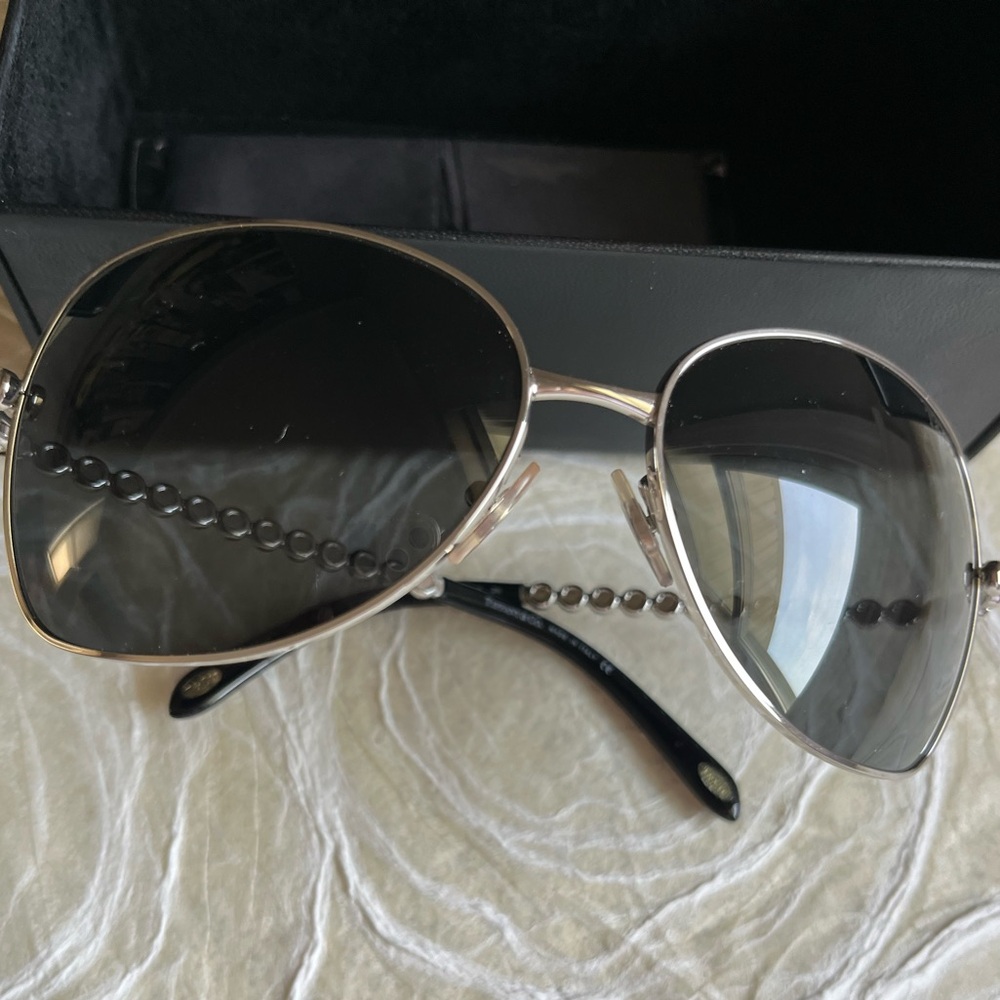 Tiffany & Co. Grey and Silver Sunglasses - Picture 5 of 11